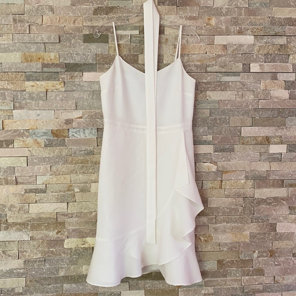 Banana Republic white spaghetti strap dress
